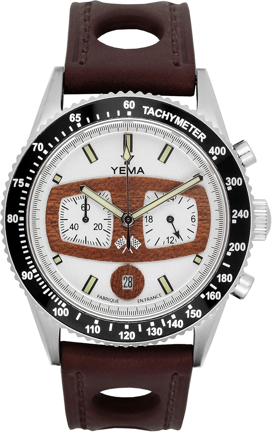 Yema YMHF1485 - Reloj para hombre con correa de piel ...