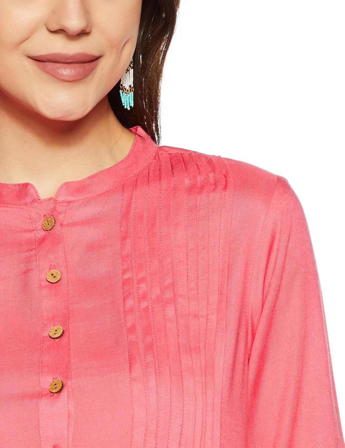 amazon brand- myx women's a-line rayon kurta