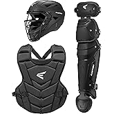 Easton | Black Magic 3.0 Youth Baseball Catcher Gear Set | Helmet, Chest Protector & Leg Guards | Multiple Sizes/Colors