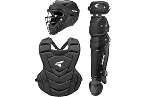 Easton | Black Magic 3.0 Youth Baseball Catcher Gear Set | Helmet, Chest Protector & Leg Guards | Multiple Sizes/Colors