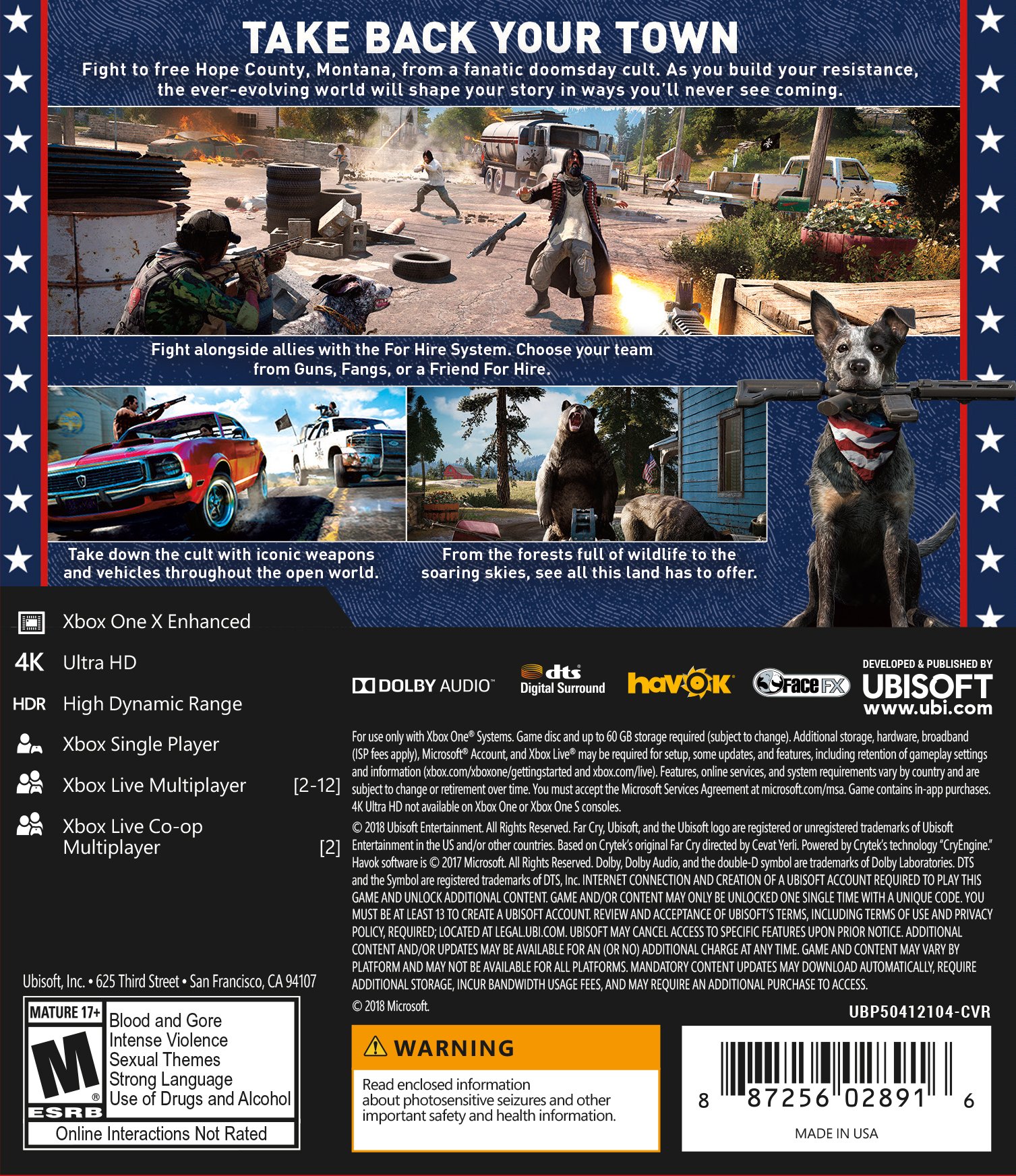Far Cry 5 - Xbox One Standard Edition