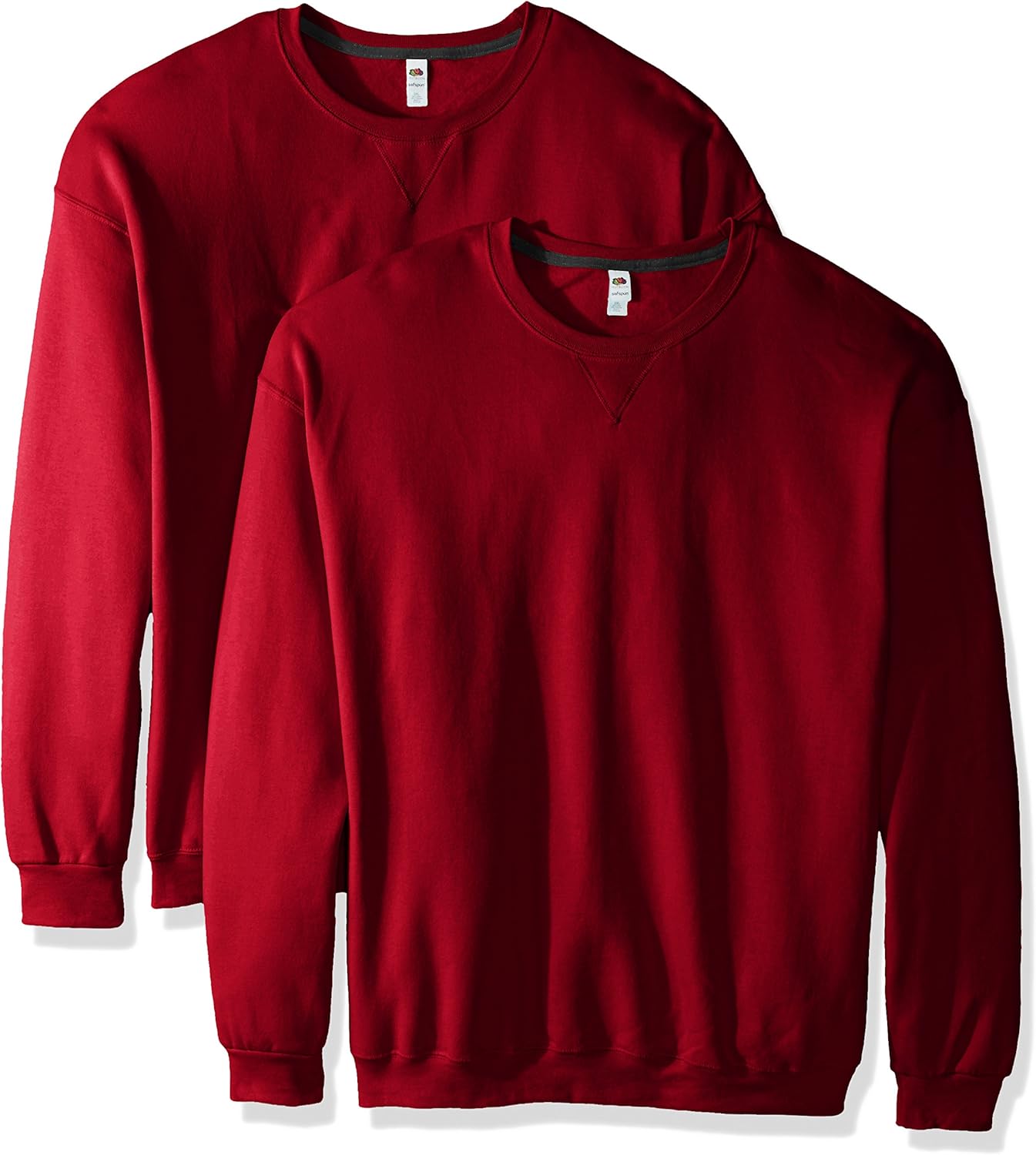 Fruit of the Loom Men's Crew Sweatshirt (2 Pack) at  Men’s Clothing store