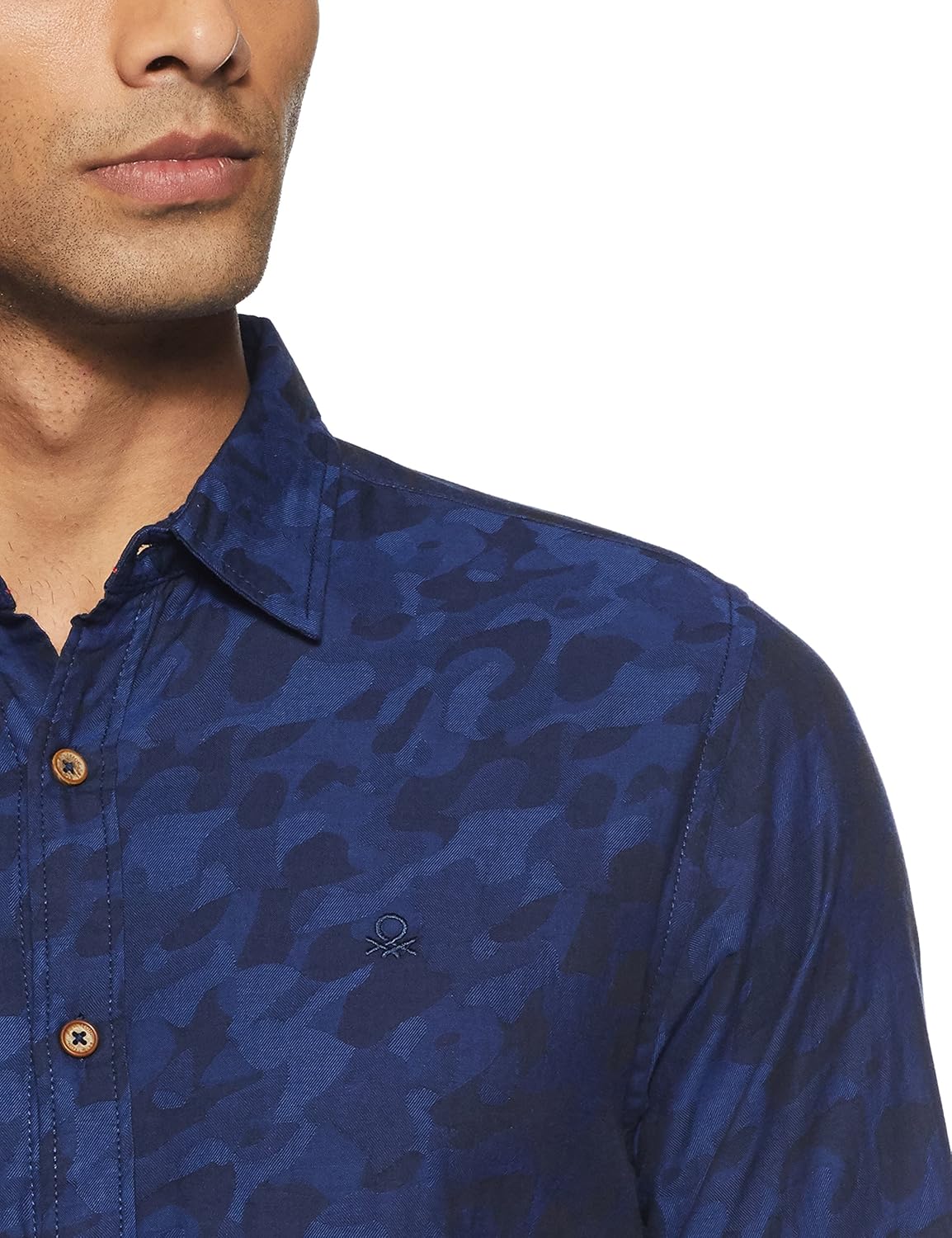 united colors of benetton men's dress shirt