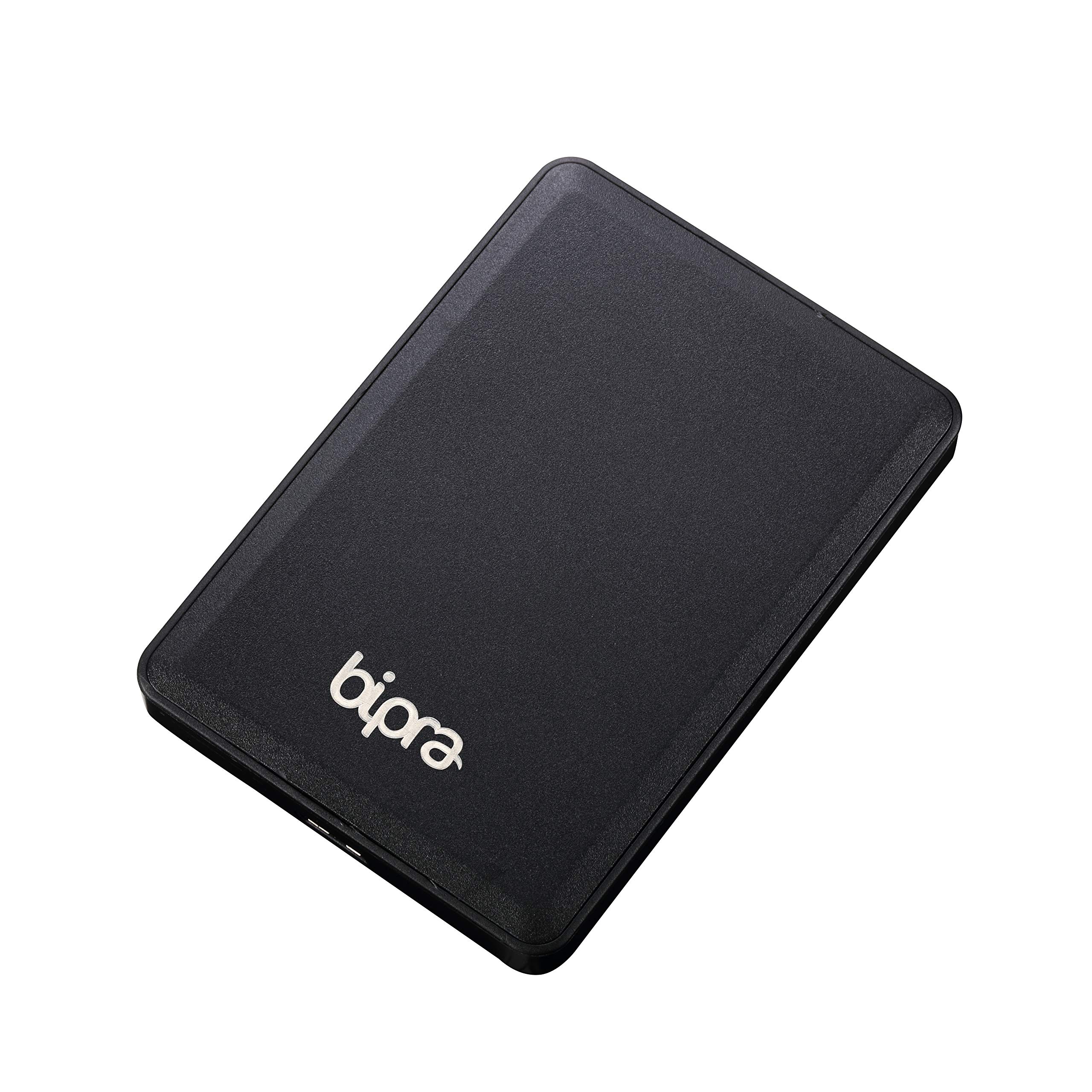 Bipra S3 2.5 inch USB 3.0 NTFS Portable External Hard Drive - Black (250GB)