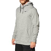 Nike Therma Men's Pullover Training Hoodie Dark Grey Heather/Black, Size S  at Amazon Men's Clothing store