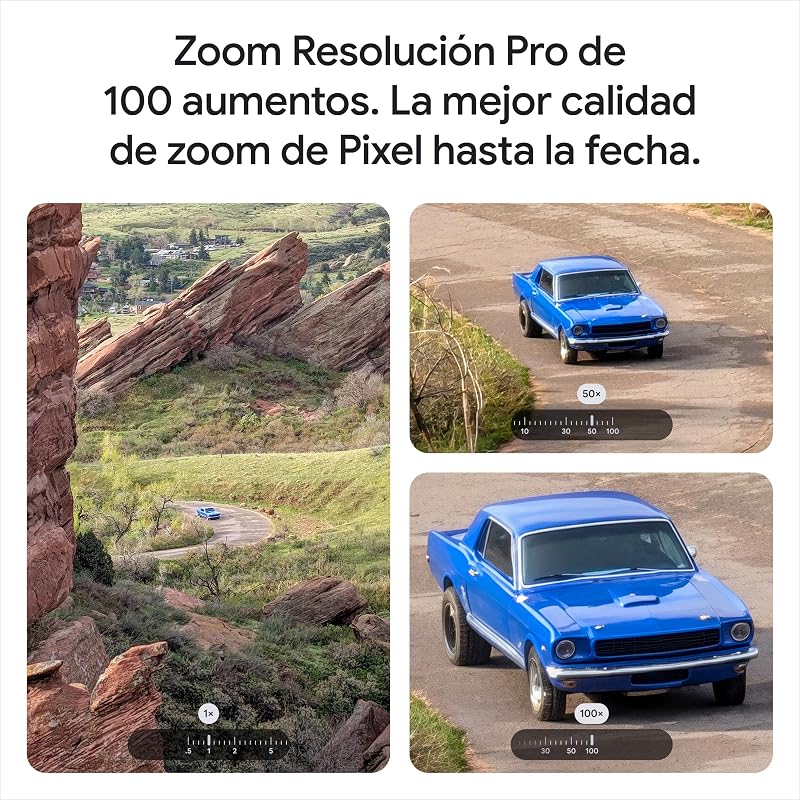 Pixel 10 Pro XL - Smartphone Android desbloqueado com Gemini, câmera traseira tripla, bateria de mais de 24 horas e tela Super Atua de 6,8" - Obsidian, 256GB