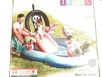 intex pirate play center inflatable pool with sprayer