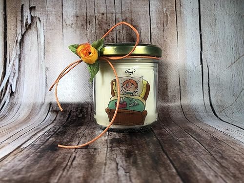 Pronta Guarigione Vasetto Con Candela Con Disegno A Scelta Aroma A Scelta Personalizzata Con Il Nome In Cera Di Soia Oli Essenziali E Stoppino In Legno Amazon It Handmade