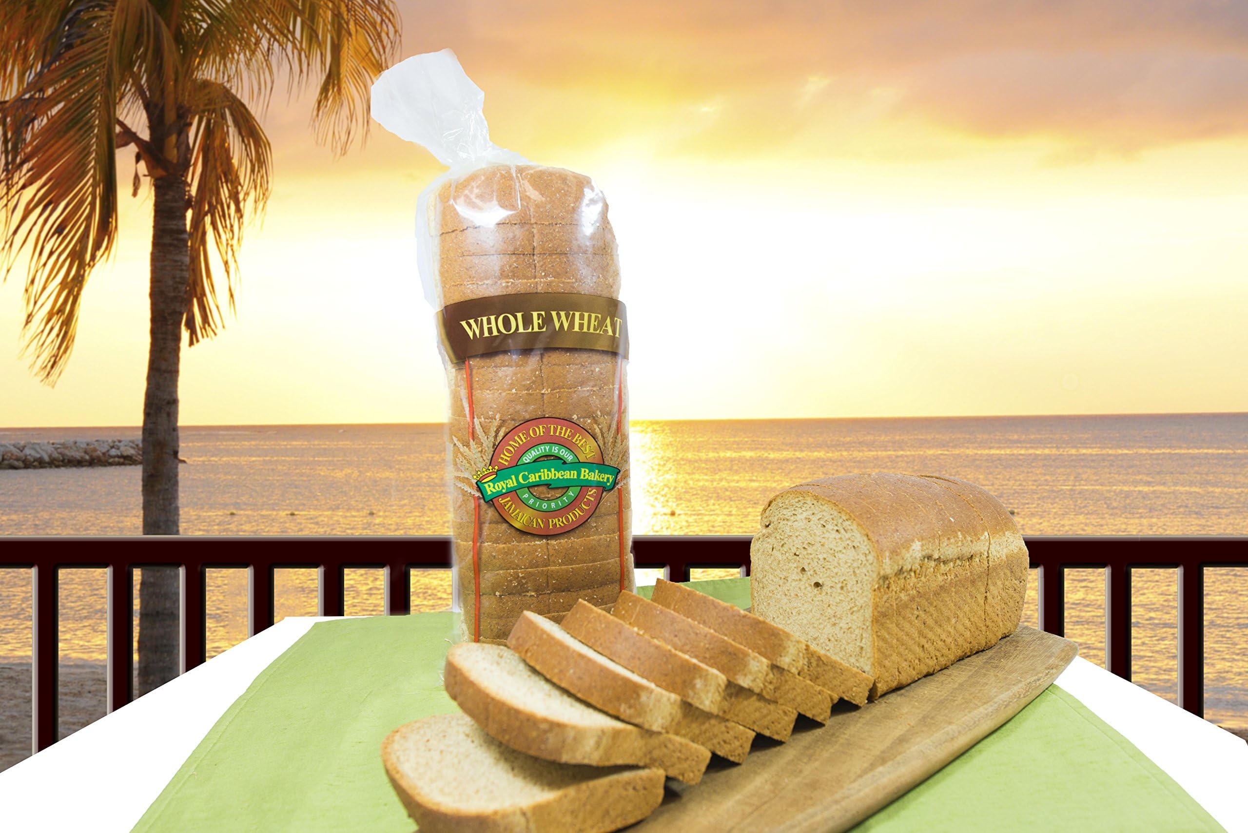 Jamaican Style Whole Wheat Hard Dough Bread, Large, 35 Oz
