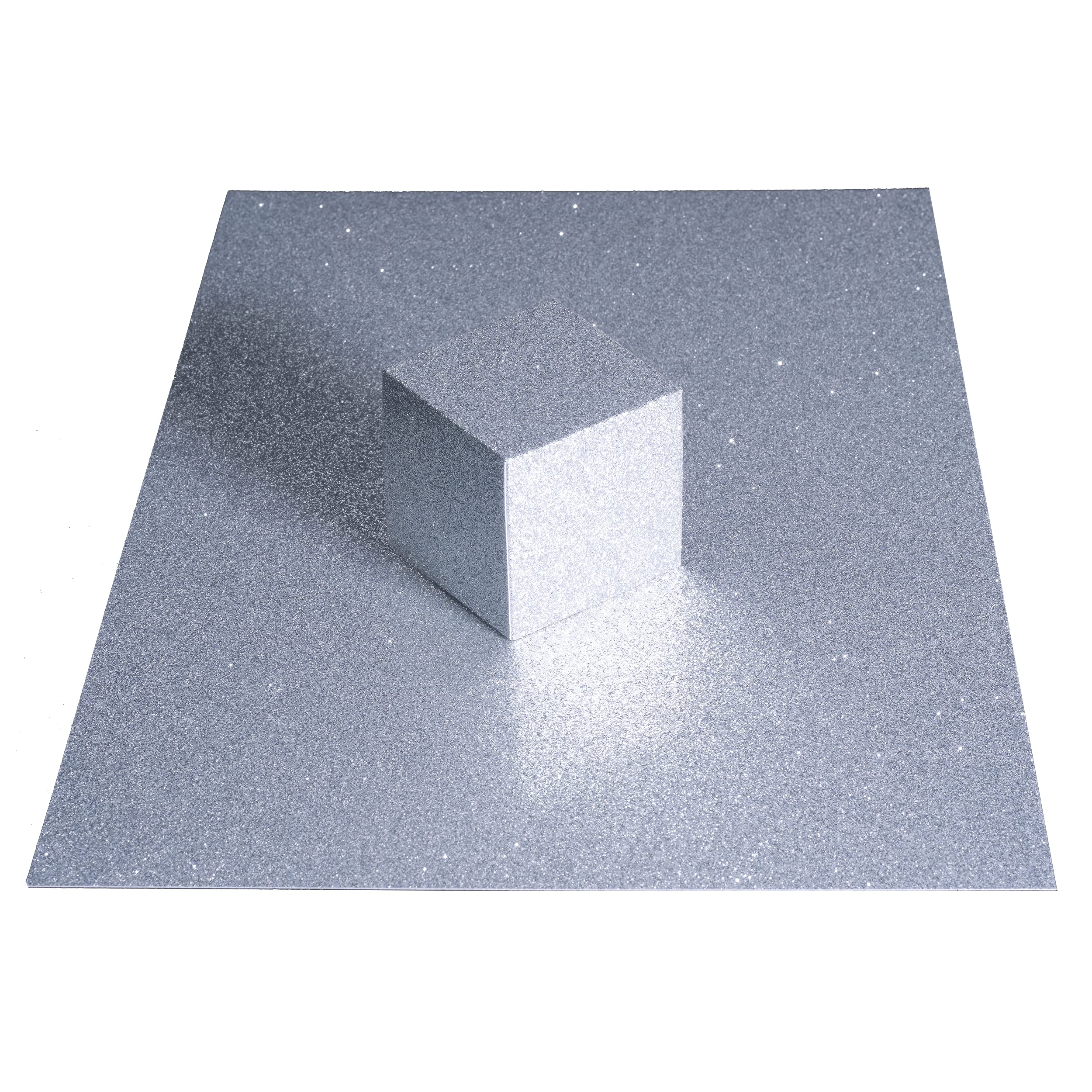 Papertent A4 Ultra Glitter Card, Silver 10 Sheets