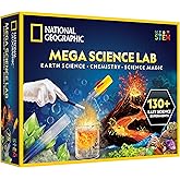 National Geographic Mega Science Lab - Kit for Kids with 75 Easy Experiments, Featuring Earth Science, Chemistry Set, and Magic STEM Projects for Boys and Girls (Amazon Exclusive)