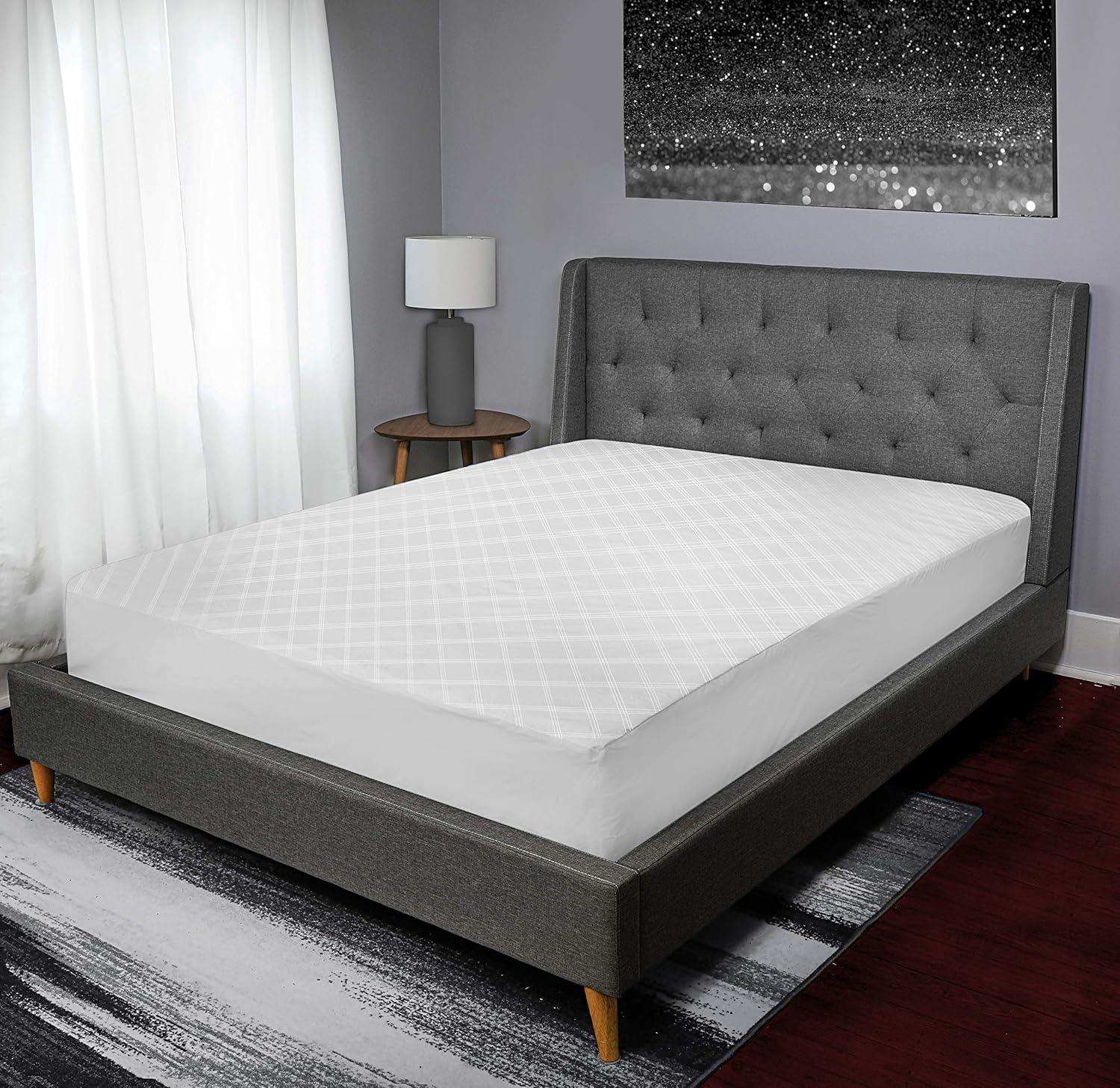Allergy Relief by AllerEase Zippered Mattress Protector, Queen Size - Waterproof, Hypoallergenic Mattress Cover, Protects Against Household Allergens & Bed Bugs, Machine Washable: Home & Kitchen