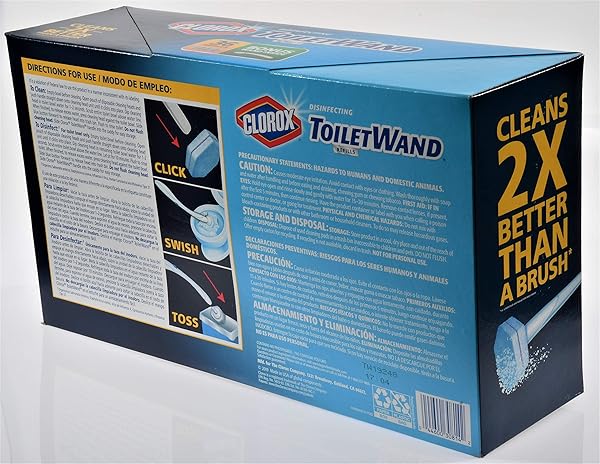 CLOROX TOILETWAND REFILLS + WAND – 36 COUNT