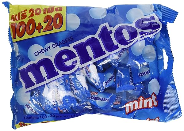 MENTOS FOODKONCEPT CHEWY CLASSIC FRESH MINT FLAVOR, 10.5 OUNCE