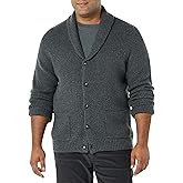 Amazon Essentials Men's Long-Sleeve Soft Touch Shawl Collar Cardigan