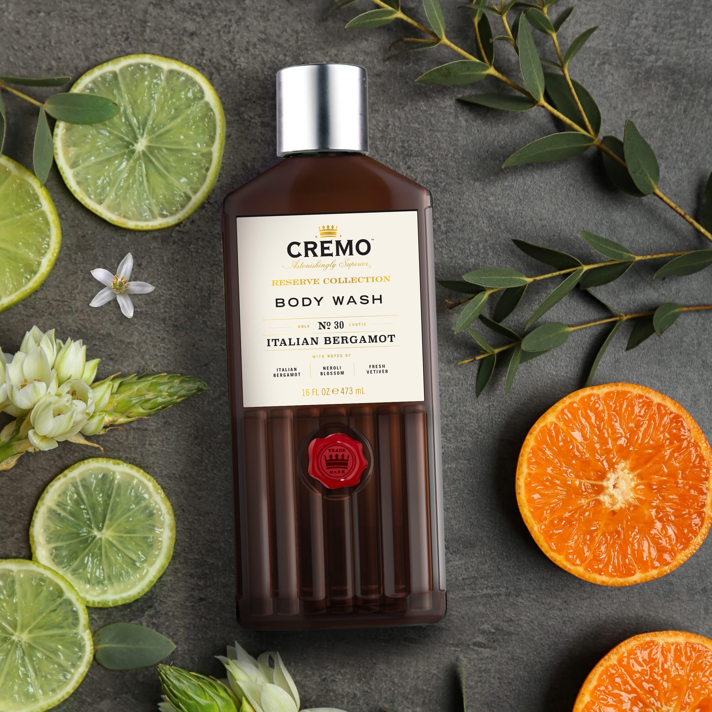 CREMO RESERVE COLLECTION BODY WASH - DUSCHGEL - ITALIAN BERGAMOT - LUXUSDUFT - 473ml 3