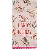 Karma Holiday Tea Towel - 100% Cotton Hand Towels for The Kitchen - Modern Home Decor – Holiday Sweets