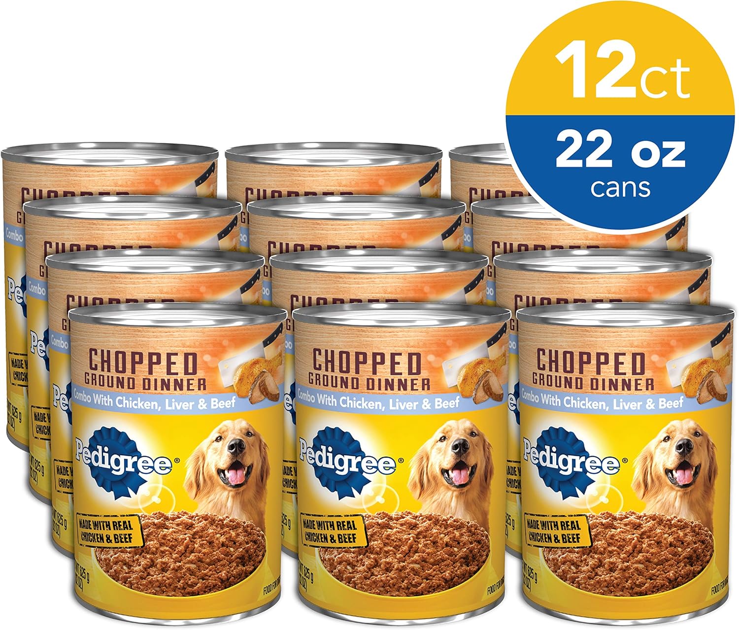 pedigree chopped ground dinner with beef