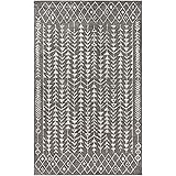 JONATHAN Y MOH210B-3 Ziri Moroccan Geometric Indoor Farmhouse Area-Rug Bohemian Minimalistic Easy-Cleaning Bedroom Kitchen Li