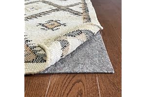 RUGPADUSA - Vinyl Lock - 2'x3' - Felt and EVA - Non-Slip Rug Pad for Vinyl, Luxury Vinyl Plank (LVP) Flooring