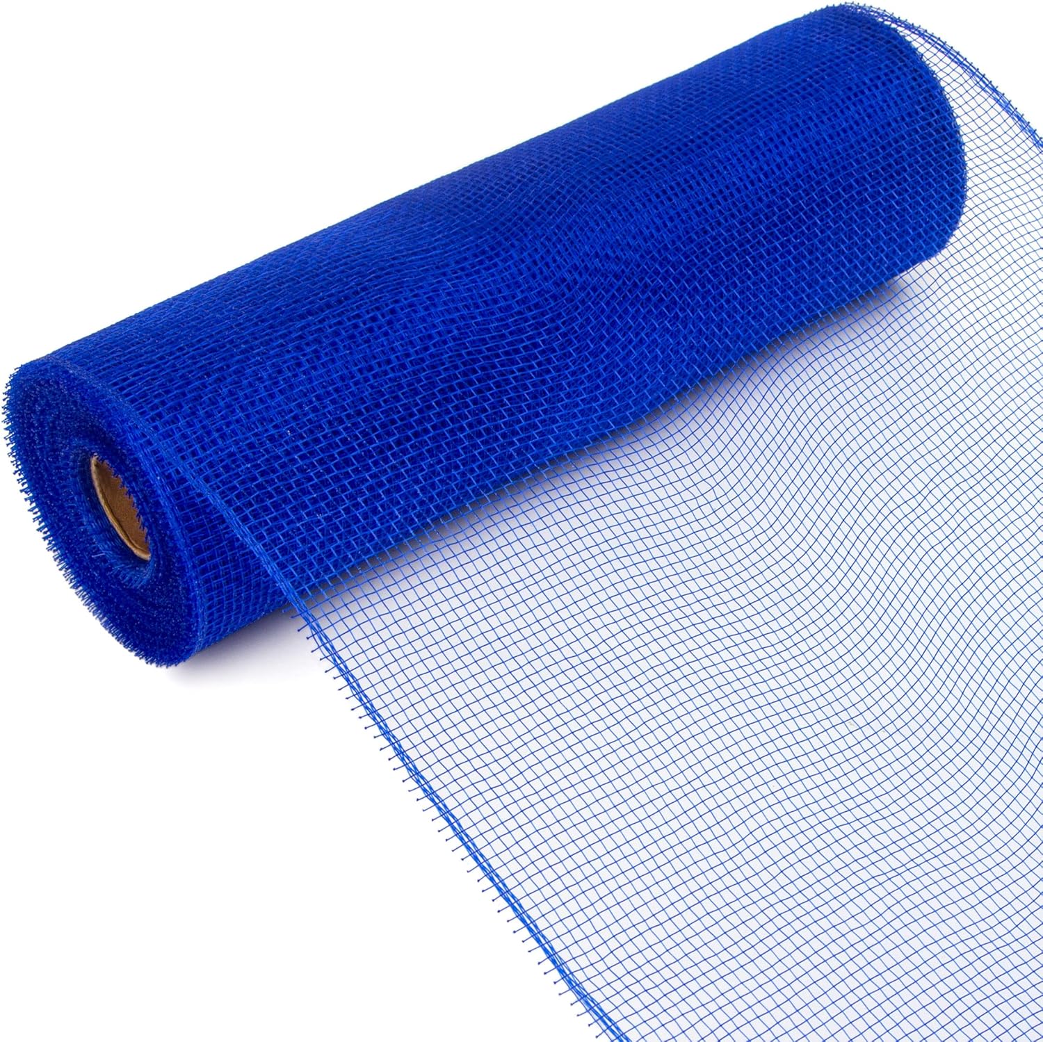 Bows & Ribbons - Ribbli Royal Blue Mesh Ribbon,10 inch x 30 feet(10Yard), Patriotic Ribbon for Wreath Swags and Christmas Tree Decoration (Non-Metallic)