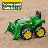 John Deere 6'' Dump Truck & Loader Tractor Set Green Toy Car Brand John Deere view 5