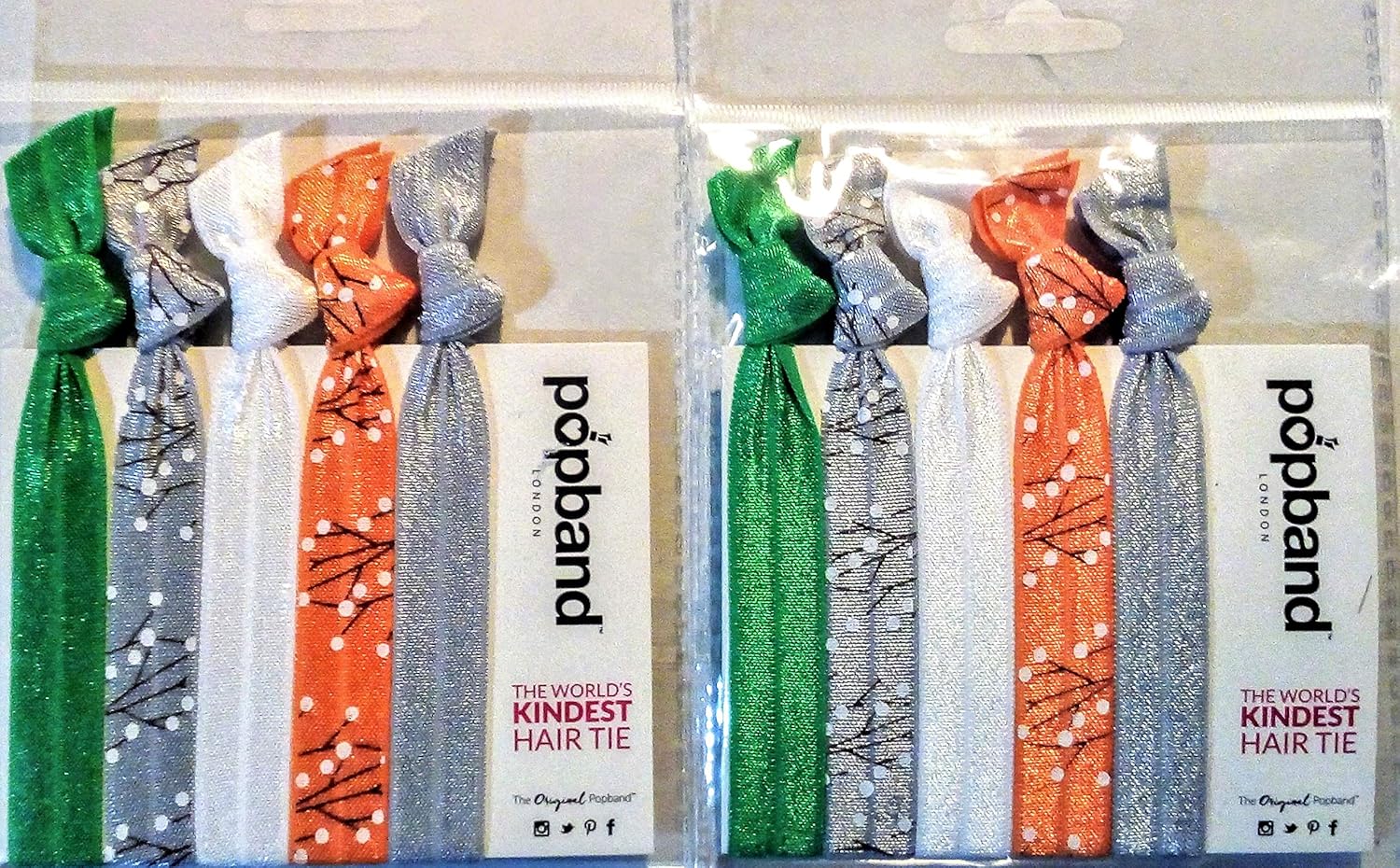 Amazon Com Popband London The World S Kindest Hair Tie 5 Pack