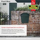 Burg-Wächter MB06G Classic 2 Wall Mounted Post Box Galvanised Steel 36x38x13cm view 5
