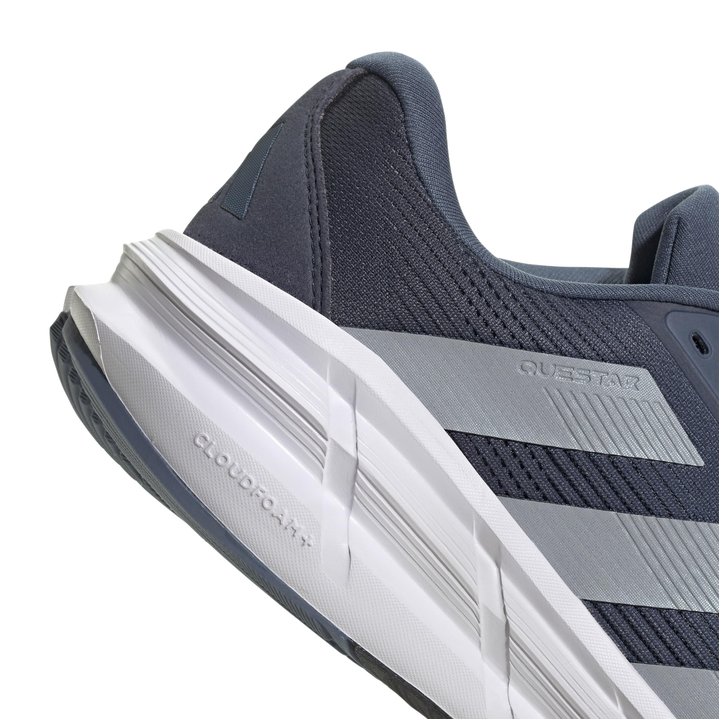 adidas Herren Questar 3 Running Shoes, Preloved Ink/Halo Silver/Shadow Navy, 42 EU 5