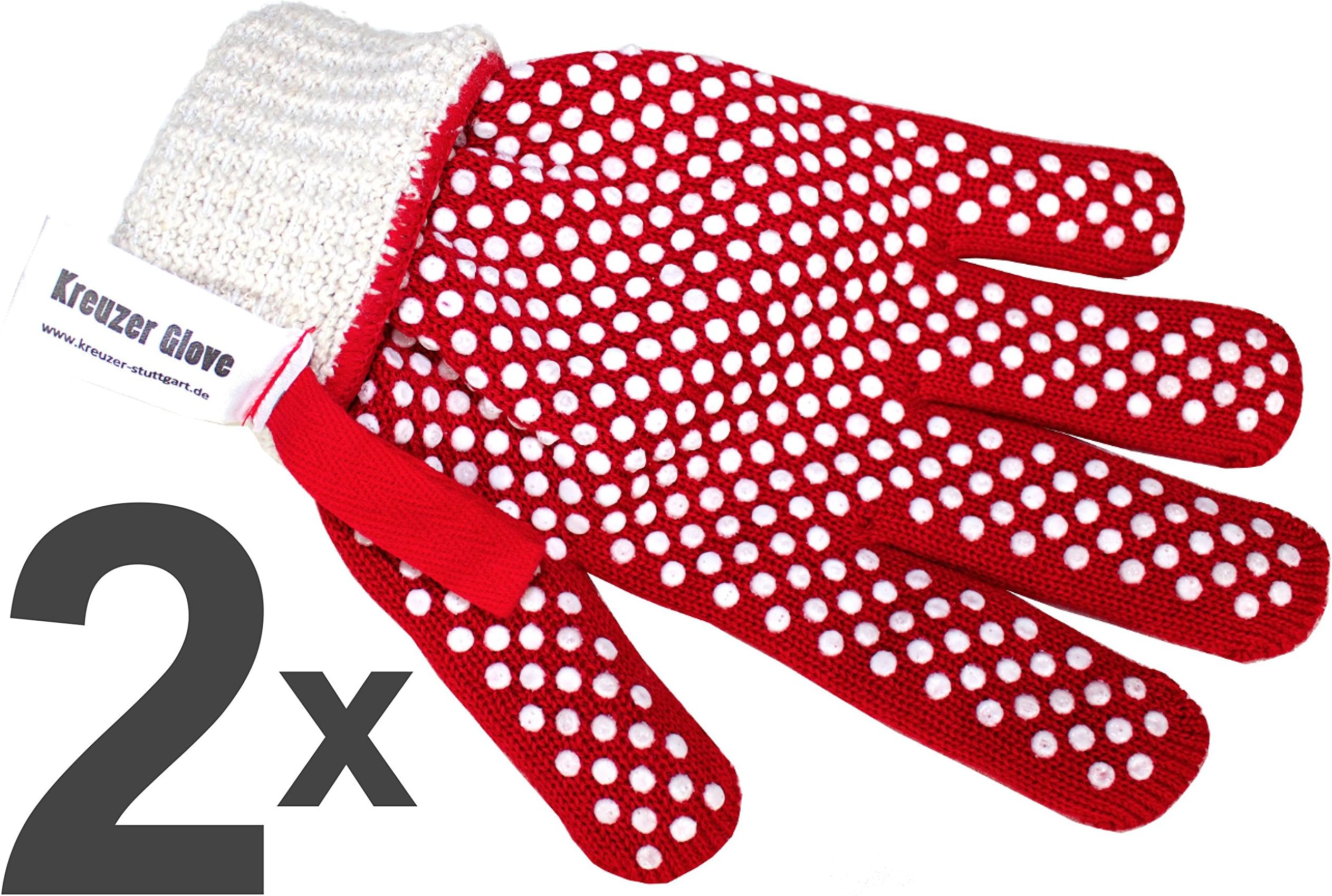 Set of 2 oven mitts – heat resistant – cool look, easy to hang up
