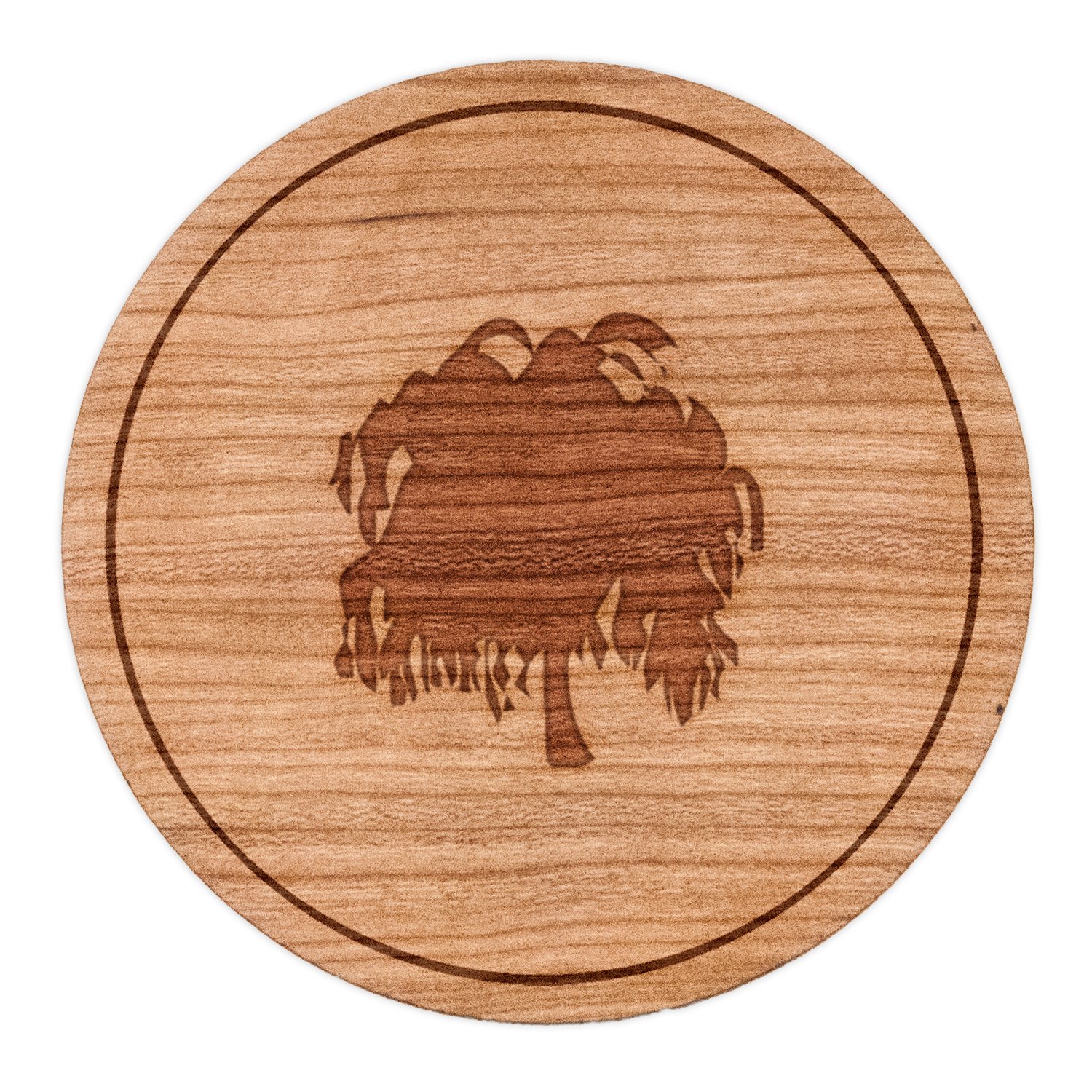 Imanes de madera para nevera con grabado de $(t)s - Imanes ...