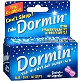 Dormin Nighttime Sleep Aid, 72 Capsules | Fall asleep faster, over-the-counter sleep medicine, sleep aid pills, non-habit forming, quick-dissolving capsules