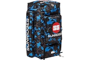 S S Cricket Kit Bag Camo Duffle (Blue)