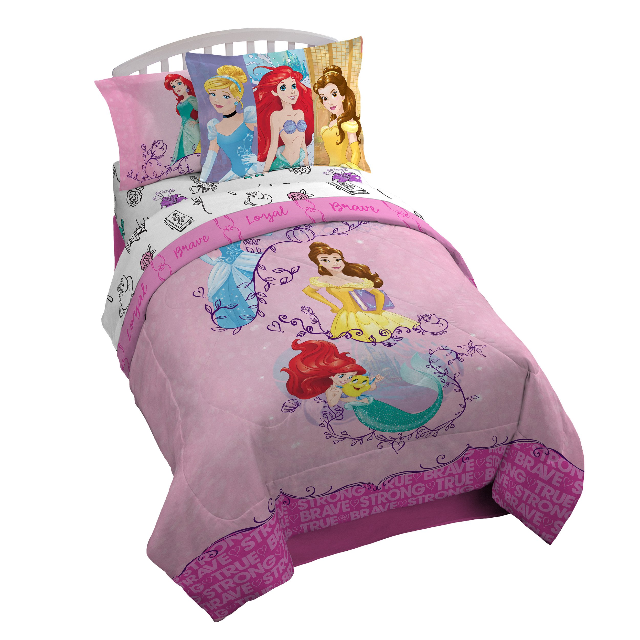 Photo 1 of Disney Princess Friendship Adventures 5 Piece Twin Bed In A Bag