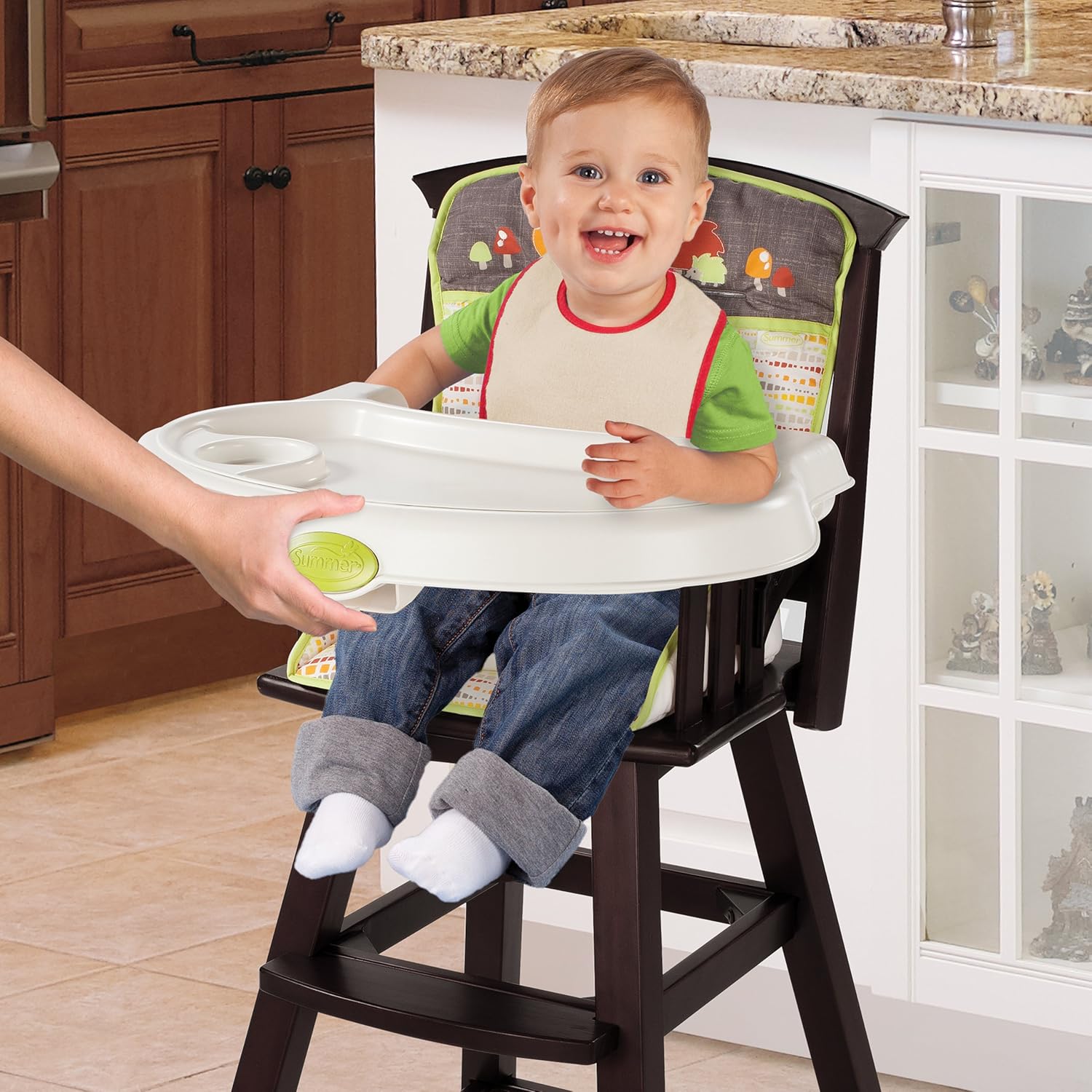 summer infant classic comfort wood high chair
