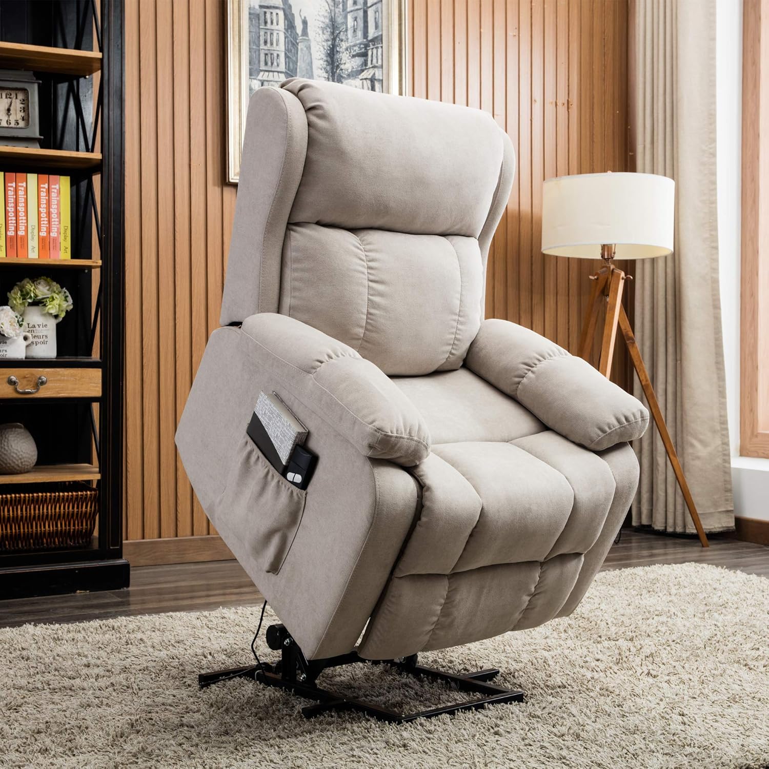 CANMOV Power Lift Recliner Chair with Remote Control, Heavy Duty