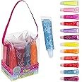 Expressions 12pc Lip Gloss Set - Flavored Squeeze Tubes with Carrying Case, Assorted Fruit Flavors, Non-Toxic, Kid-Friendly Makeup Value Pack