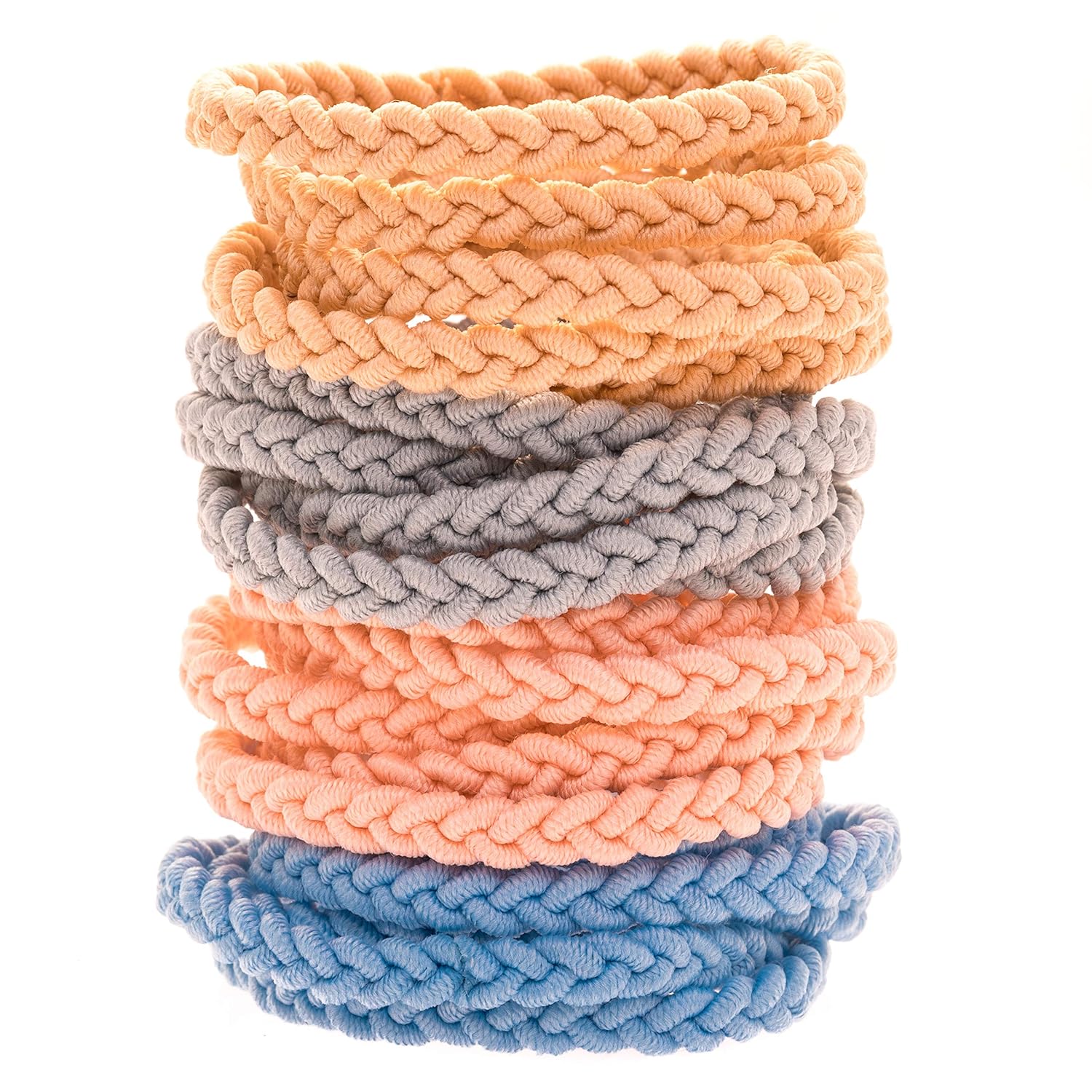 Amazon Com Hair Ties Ponytail Holder 20 Pcs Hair Elastics
