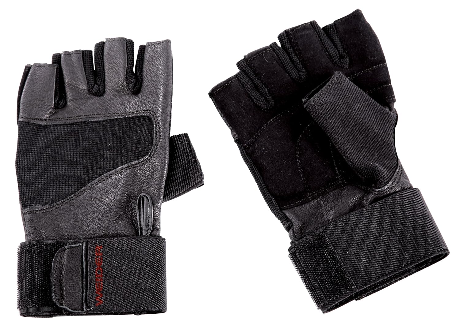 Weider Pro Wrist Wrap Training Gloves (XLarge) Exercise