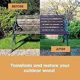 Furniture Clinic Exterior Wood Stain Dark Oak 250ml Quick Drying view 4