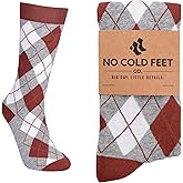 No Cold Feet Men’s Orange Dress Socks – Classic Soft Crew Dress Socks, All-Day Comfort for Work, Business or Weddings