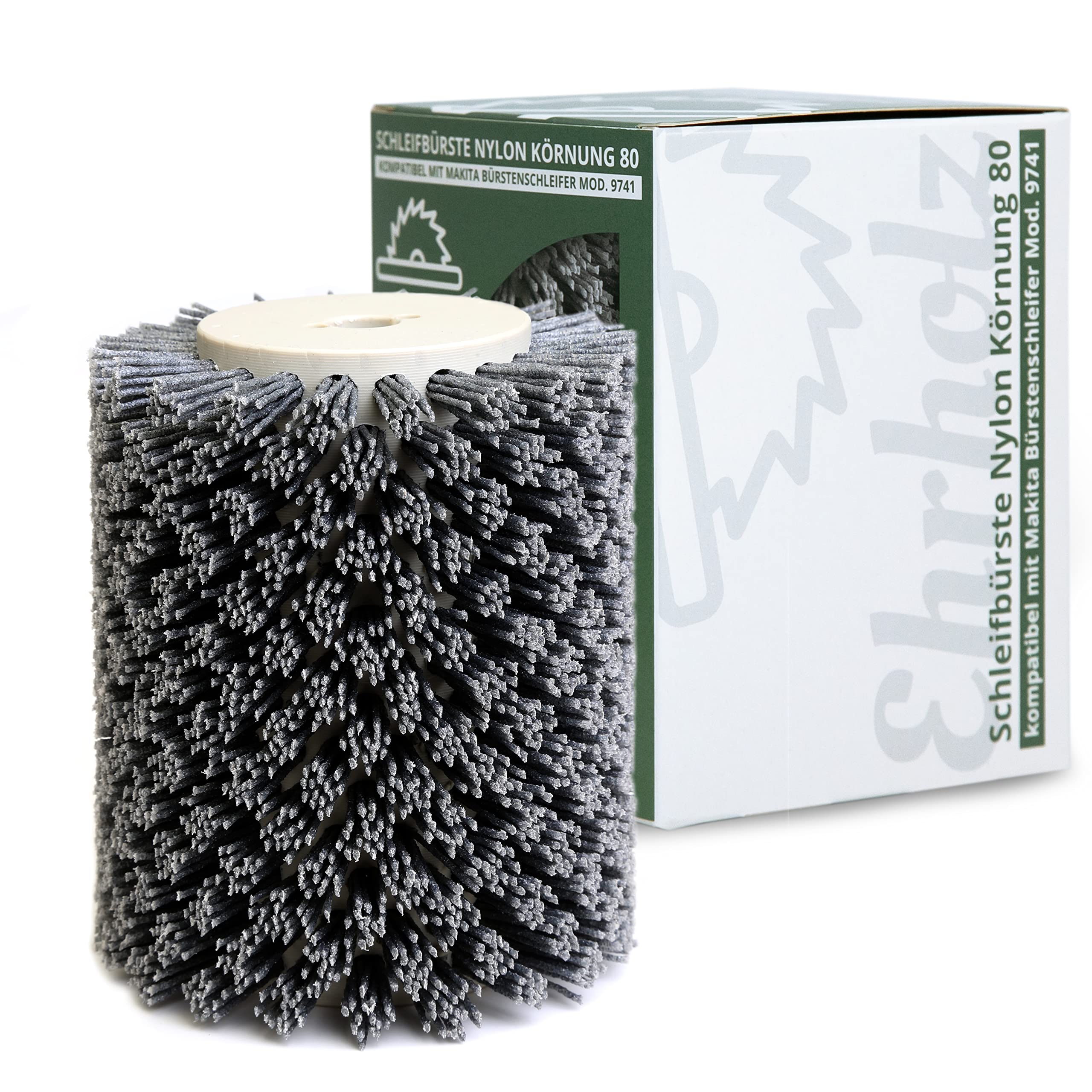 EHRHOLZ® Abrasive Brush Compatible with Makita 9741 Sanders | Textured Brush | Satin Brush | Professional Quality | for Wood and Metal Processing