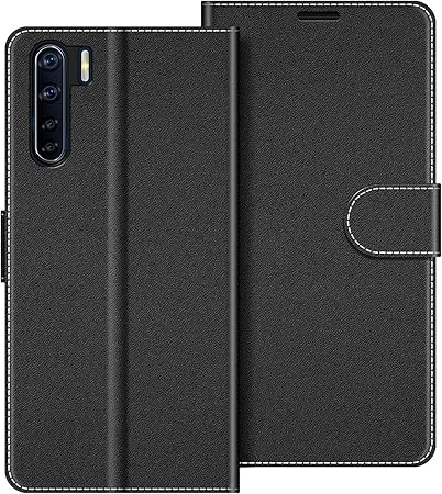 Coodio Funda Oppo A91 Con Tapa Funda Movil Oppo A91 Funda Libro Oppo A91 Carcasa Magnetico Funda Para Oppo A91 Negro Amazon Es Electronica