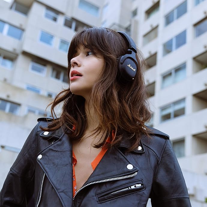 MARSHALL 马歇尔 MID ANC 主动降噪 蓝牙耳机 4.7折$131.93 海淘转运到手约￥964 中亚Prime会员免运费直邮到手约￥1030