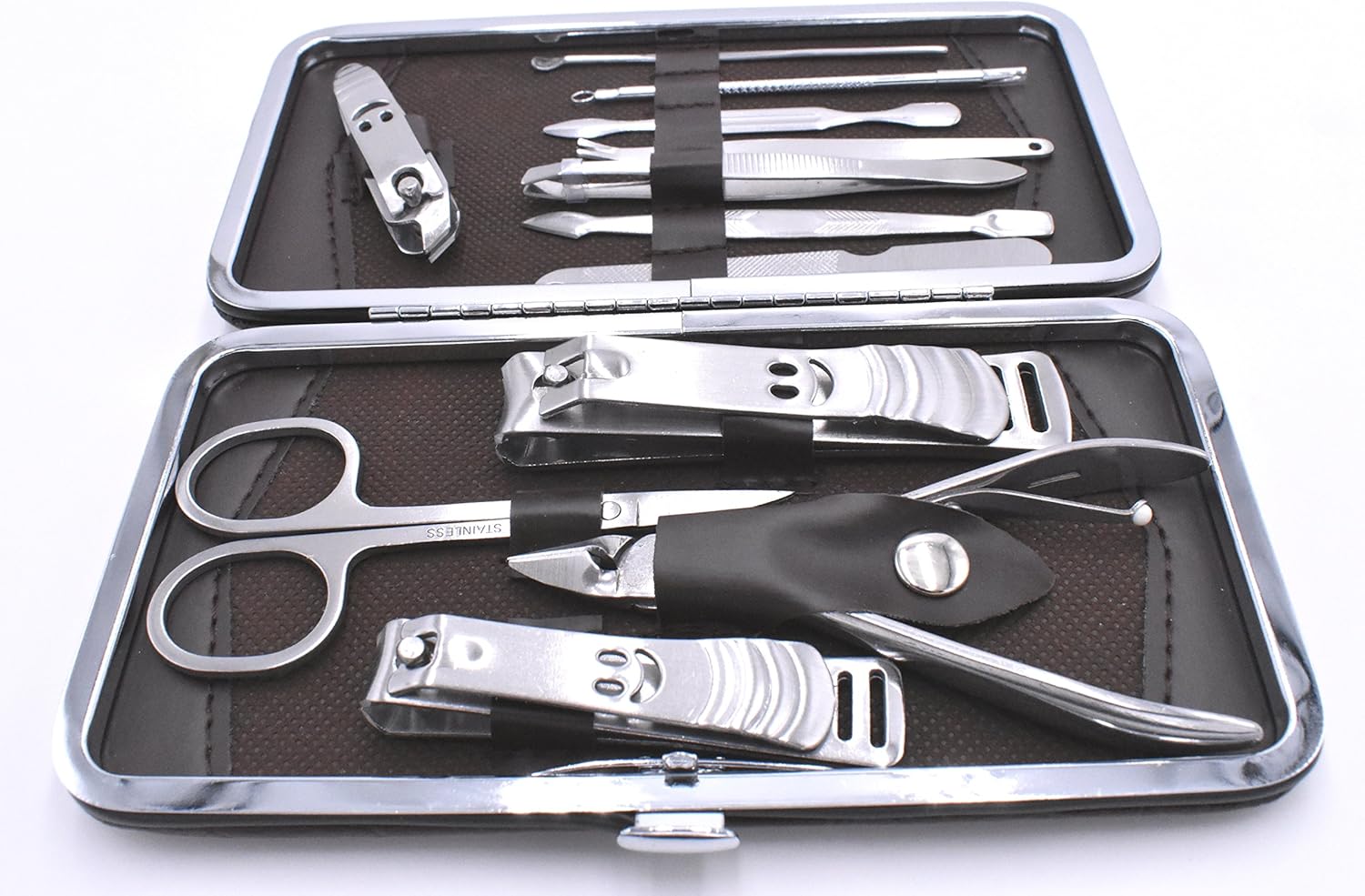 Cater Manicure Pedicure Kit Nail Clippers Set Of 12pcs Professional Grooming For Sale Online Ebay