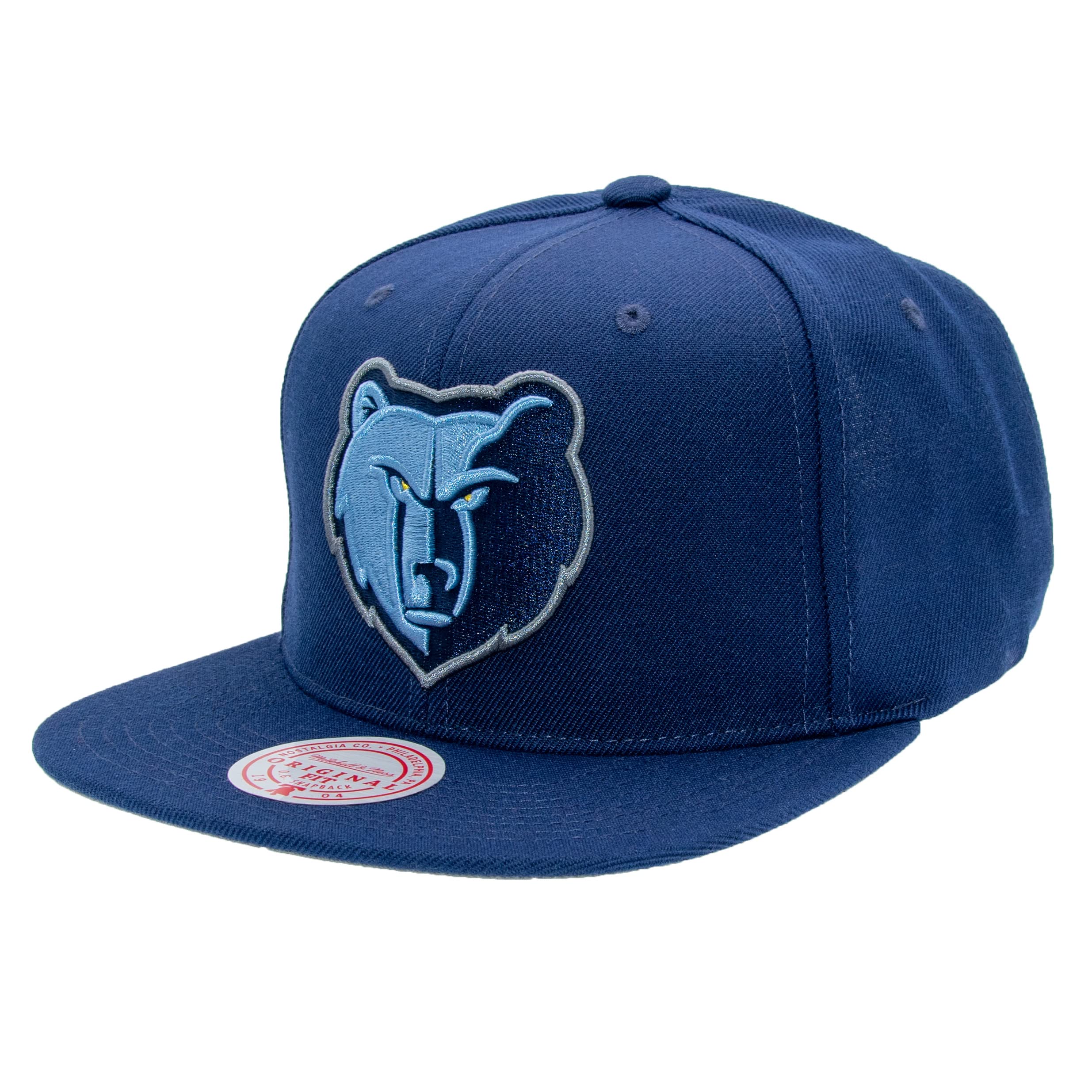 Mitchell & Ness Memphis Grizzlies NBA Team Ground 2.0 Original Fit Blue Adjustable Snapback Cap