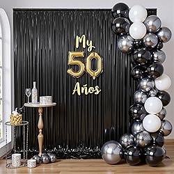 Outpain Thick 10 ft x 10 ft Black Sequin Backdrop