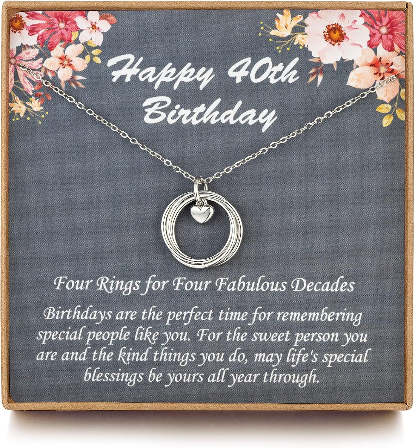LOVEMY 40th Birthday Gifts For Women Birthday Gifts For Her 40