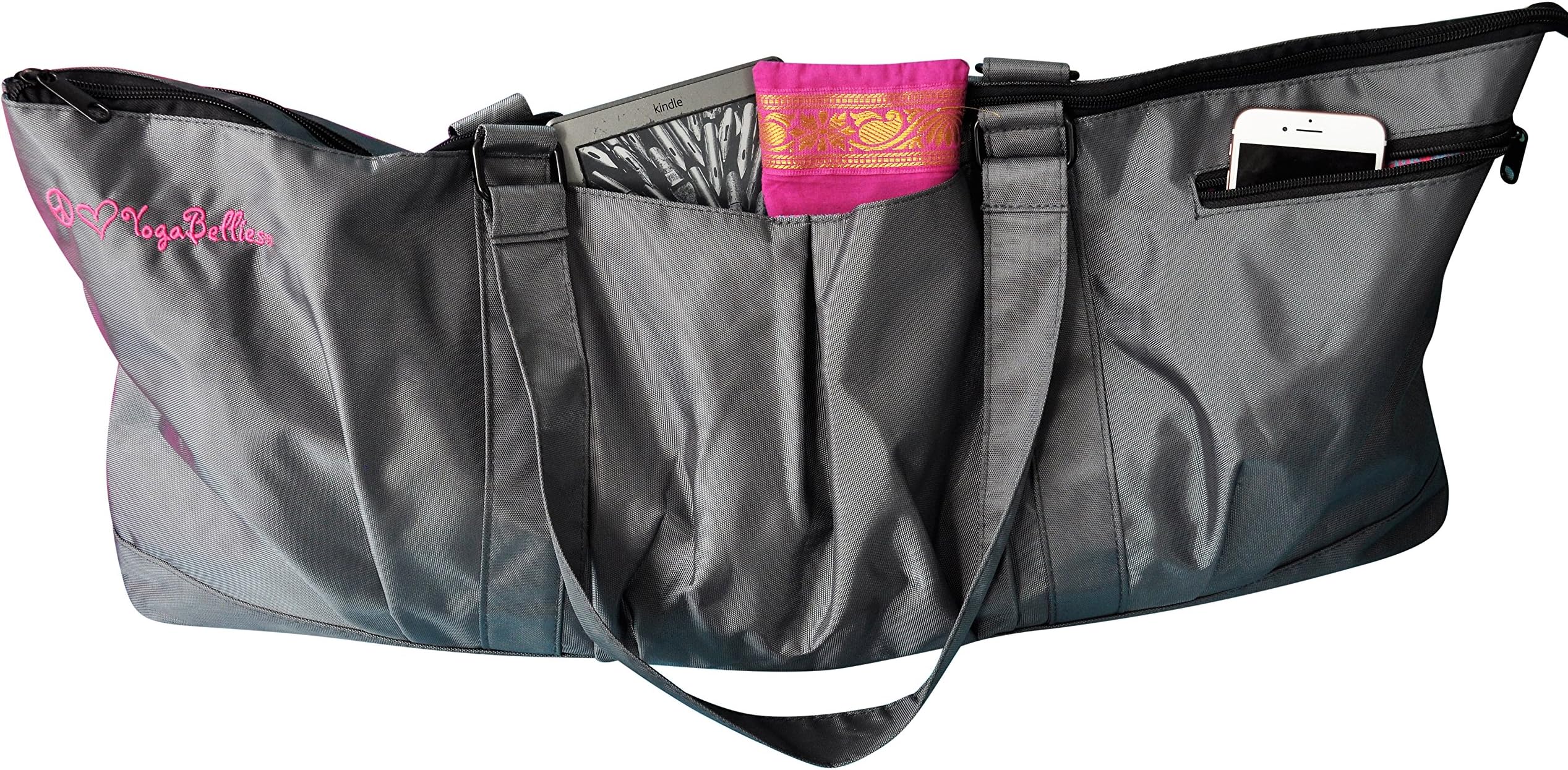 The YogiSac® Yoga Mat Bag - Eco Friendly Extra Large Sports Bag | Multiple Pockets and Zips | Perfect Gym Bag for Women with Yoga Pilates Bikram Dance Equipment