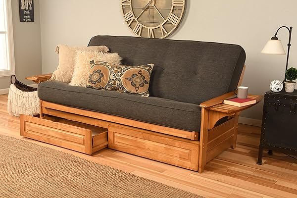 Kodiak Phoenix Full-Size Futon with Storage Drawers